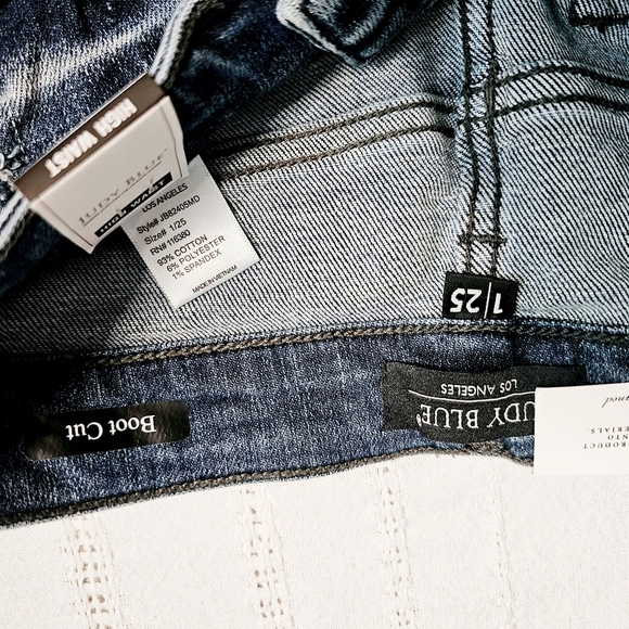Judy Blue High Rise Bootcut Jeans Size 1/25 Slight Distressing Work Or Play NWT - Picture 14 of 15